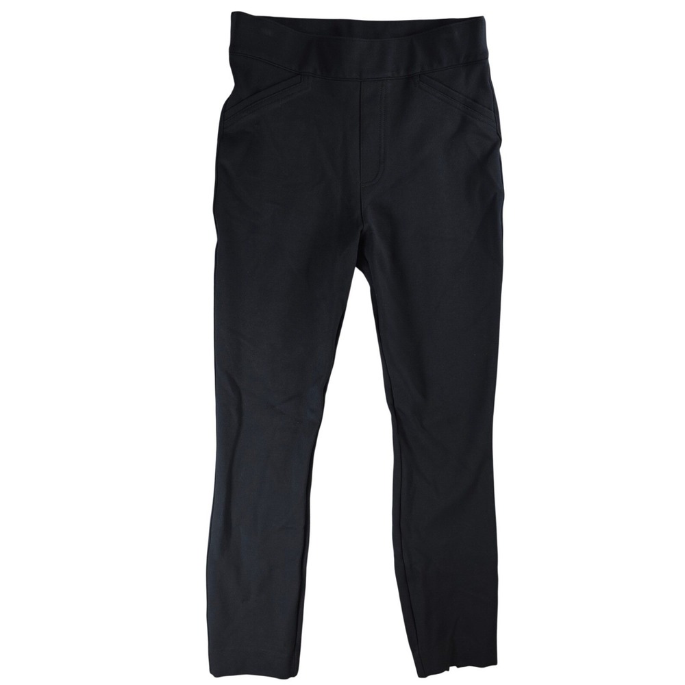 Spanx Womens Small Black Perfect Pant Slim Leg High Rise Pull On